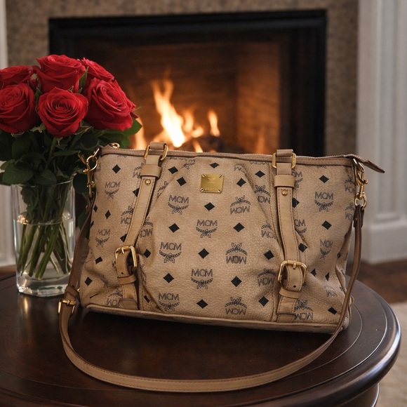 MCM Visetos Two-Way Tote - Picture 2 of 6